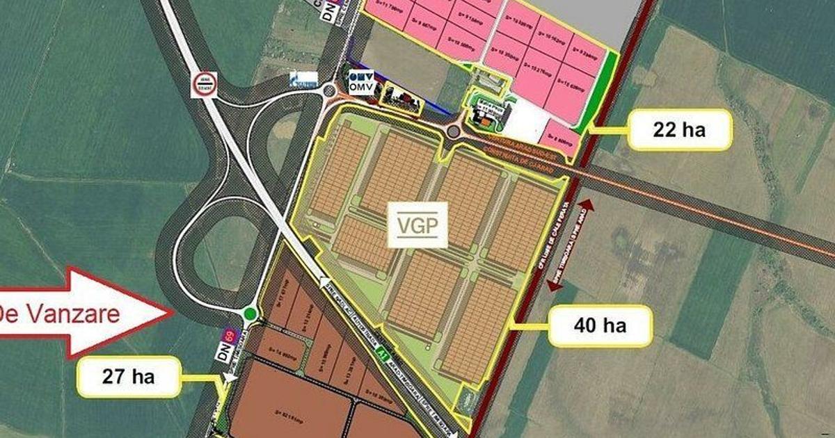 Teren Construcții intravilan de 10000 mp, în zona Exterior Sud, Arad