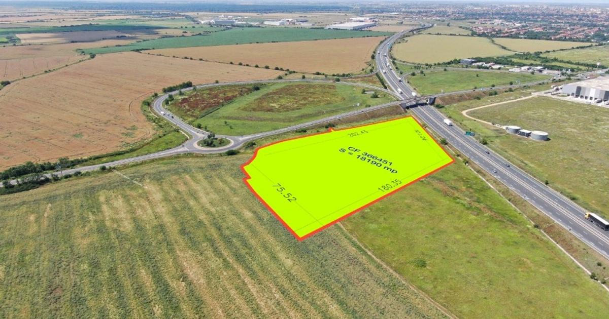 Teren Construcții intravilan de 18190 mp, în zona Exterior Sud, Arad