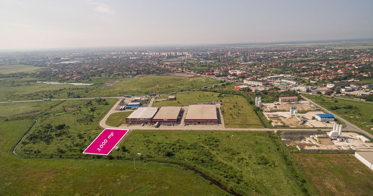 Teren Construcții intravilan de 3000 mp, în zona Nord, Arad