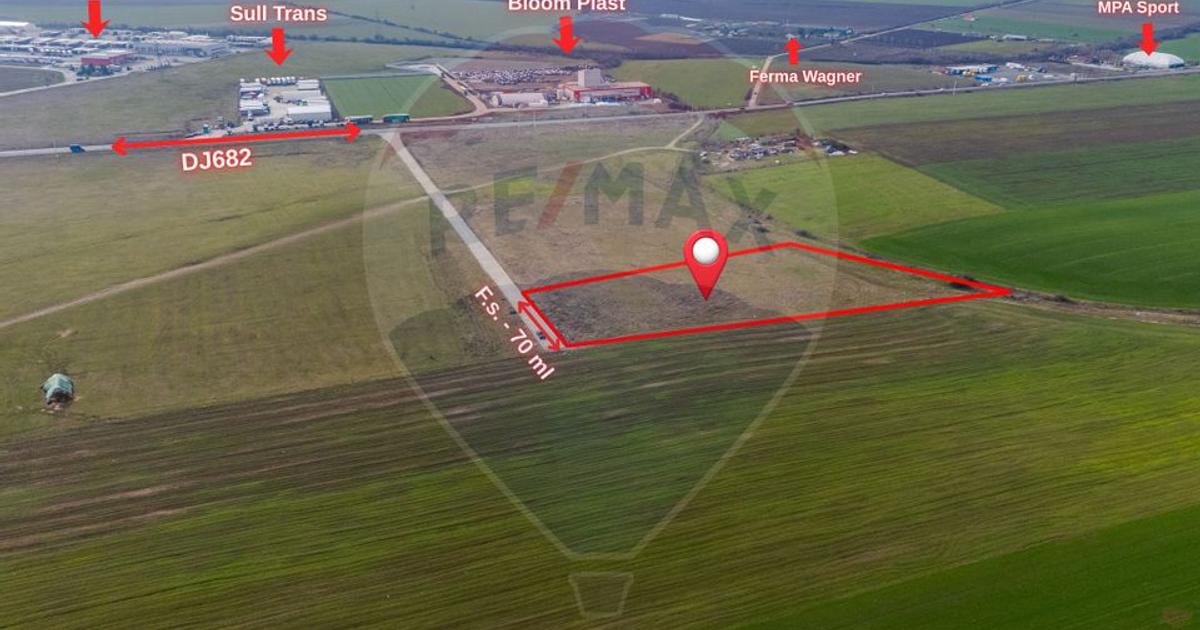 Teren Construcții intravilan de 10000 mp, în zona Sud, Arad