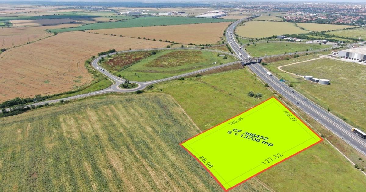 Teren Construcții intravilan de 13706 mp, în zona Sud, Arad