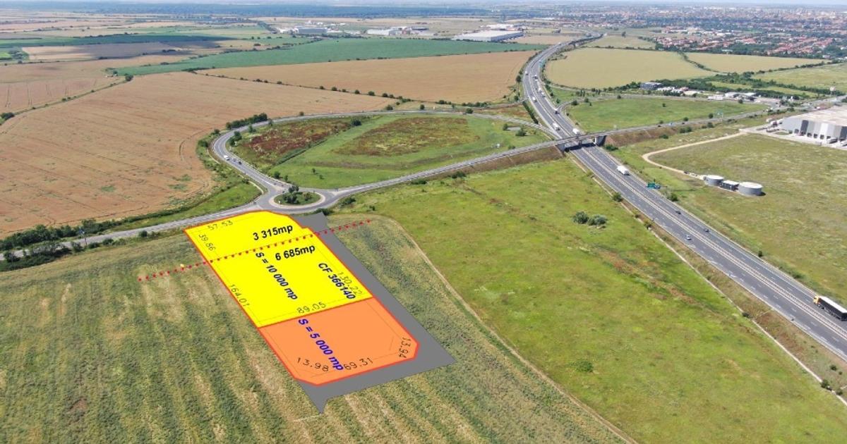 Teren Construcții intravilan de 15000 mp, în zona Sud, Arad