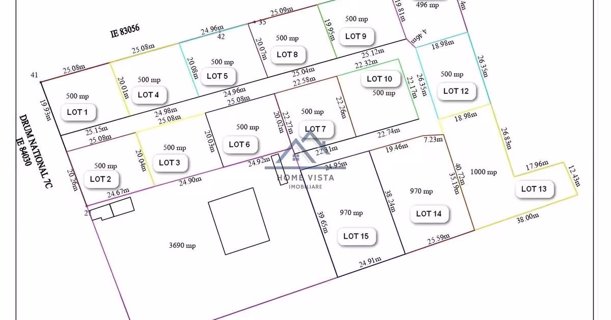 Teren Construcții intravilan de 500 mp, în Argeșani