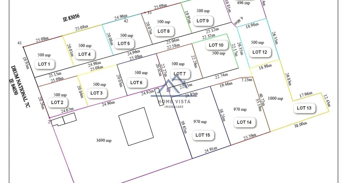 Teren Construcții intravilan de 500 mp, în Argeșani