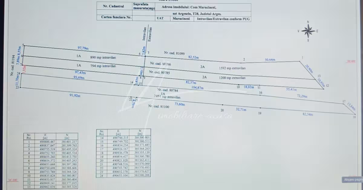 Teren Construcții de 7427 mp, în Argeșelu