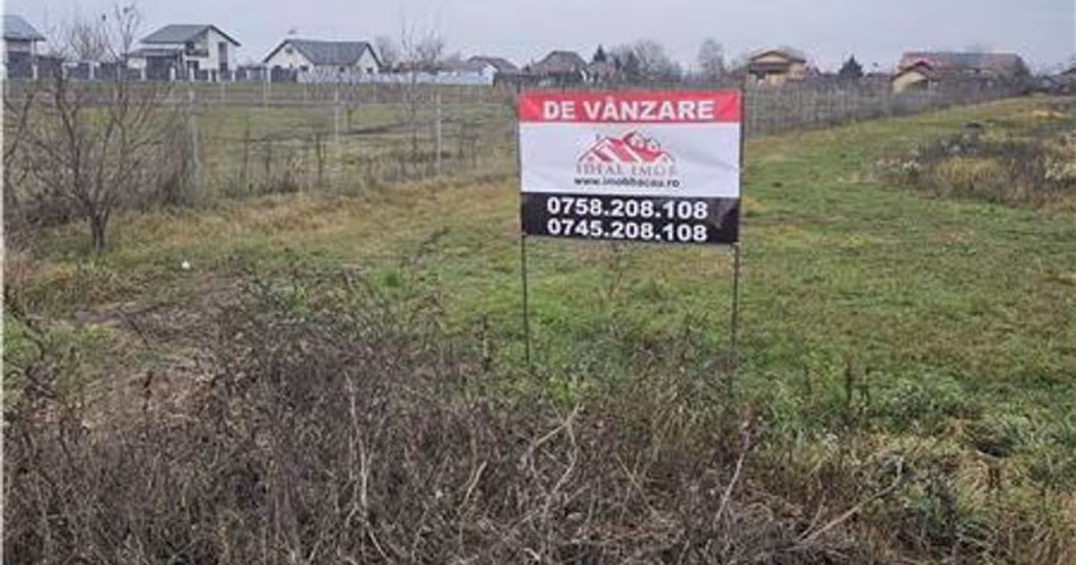 Teren Construcții intravilan de 1422 mp, în zona 9 Mai, Bacău