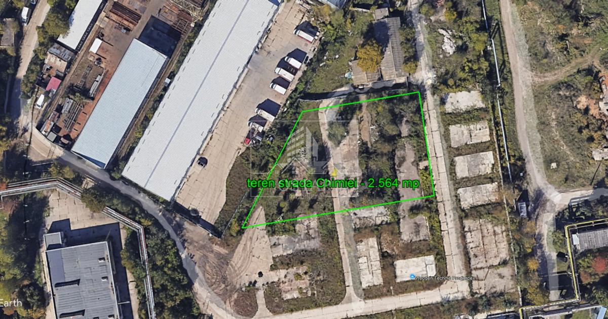 Teren Construcții intravilan de 2564 mp, în zona Exterior Sud, Bacău