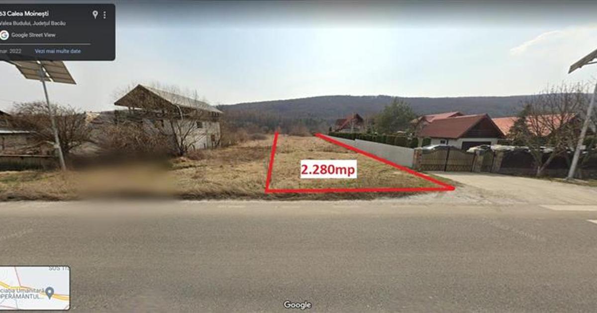 Teren Construcții intravilan de 2280 mp, în zona Nord-Vest, Bacău