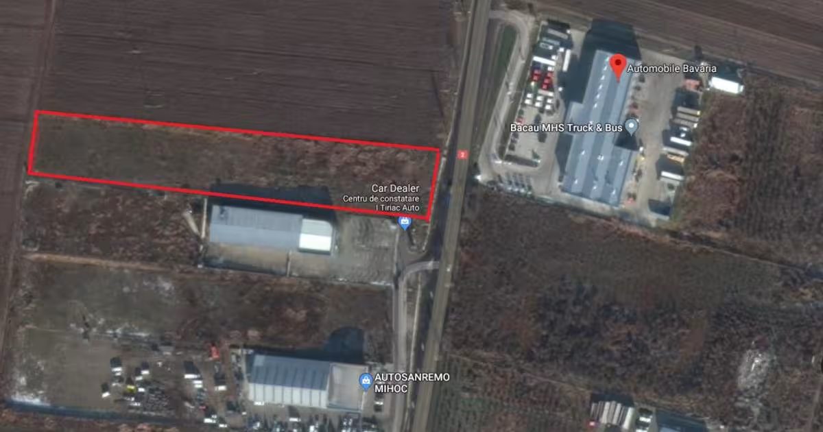 Teren Construcții intravilan de 11788 mp, în zona Sud, Bacău