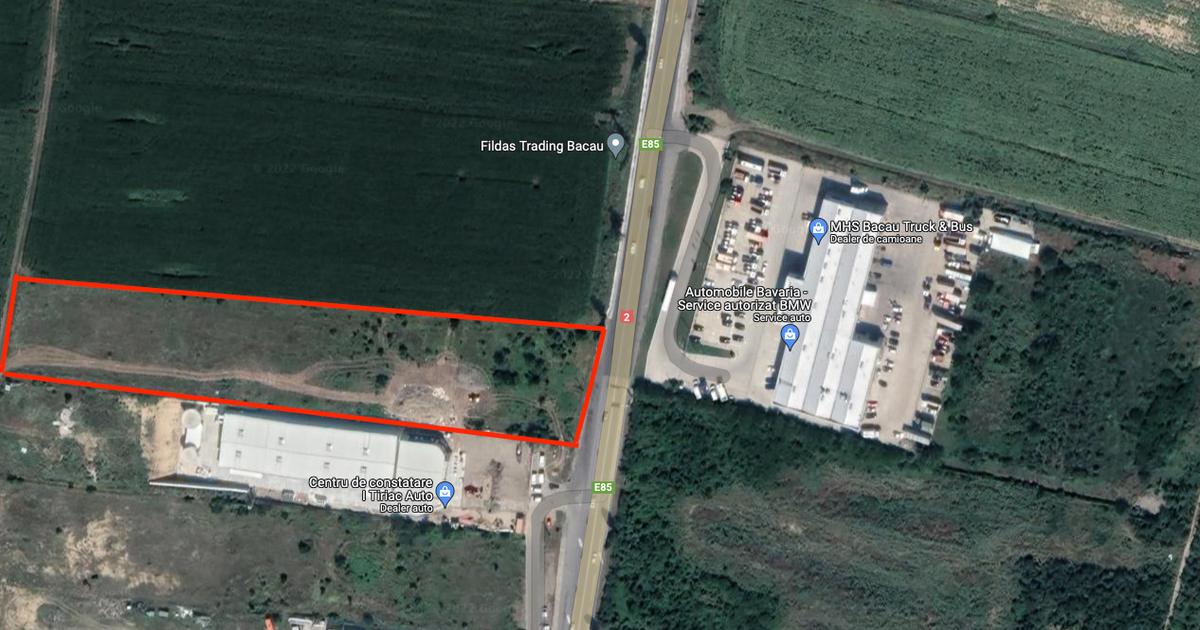 Teren Construcții intravilan de 11788 mp, în zona Sud, Bacău