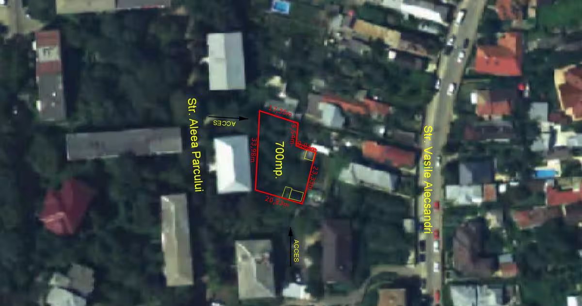 Teren Construcții intravilan de 700 mp, în zona Ultracentral, Bacău