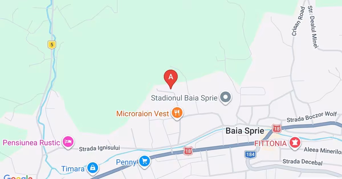 Teren Construcții intravilan de 815 mp, în zona Vest, Baia Sprie