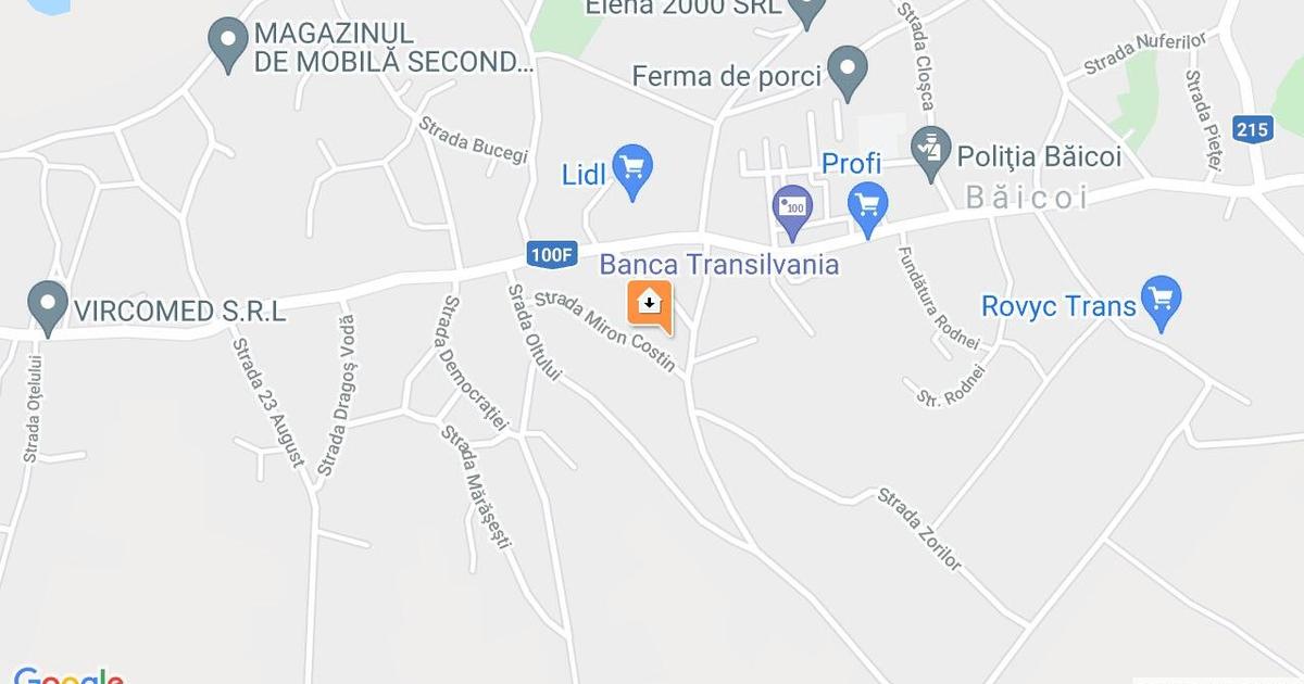 Teren Construcții intravilan de 3200 mp, în zona Central, Băicoi