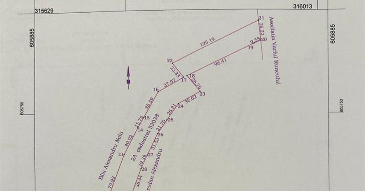 Teren Construcții intravilan de 9341 mp, în Bălnaca-Groși