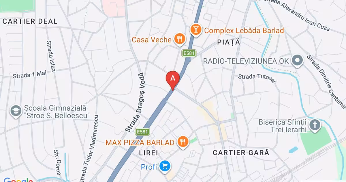 Teren Construcții intravilan de 1580 mp, în zona Central, Bârlad