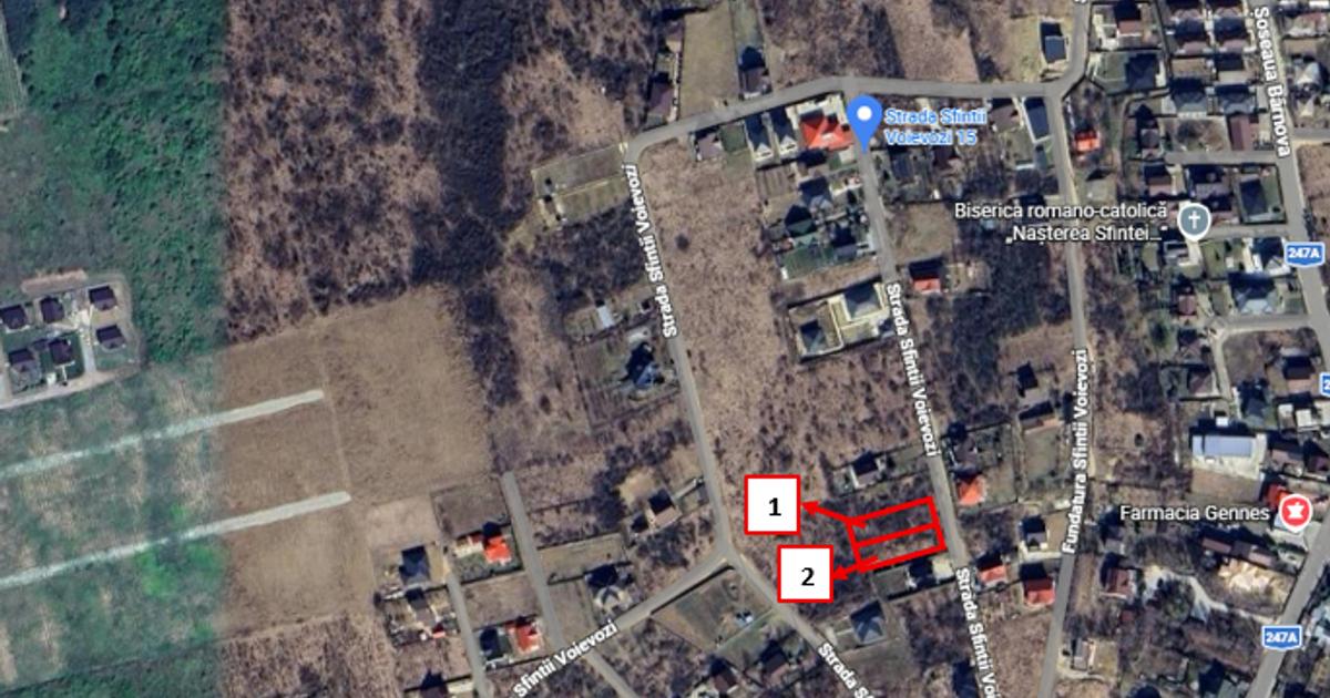 Teren Construcții intravilan de 780 mp, în Bârnova