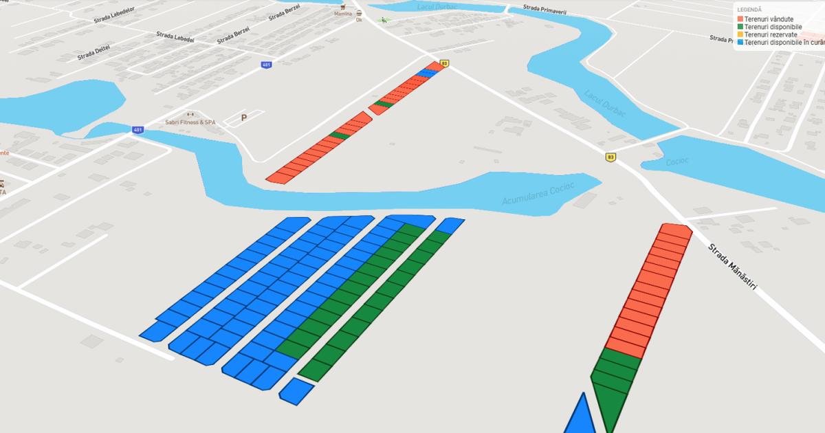 Teren Construcții intravilan de 608 mp, în Berceni