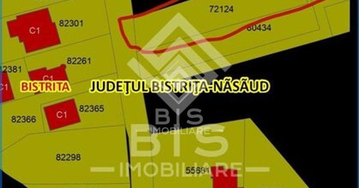 Teren Construcții intravilan de 950 mp, în zona Nord-Est, Bistrița