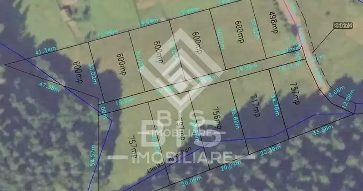 Teren Construcții intravilan de 6000 mp, în zona Sud-Est, Bistrița