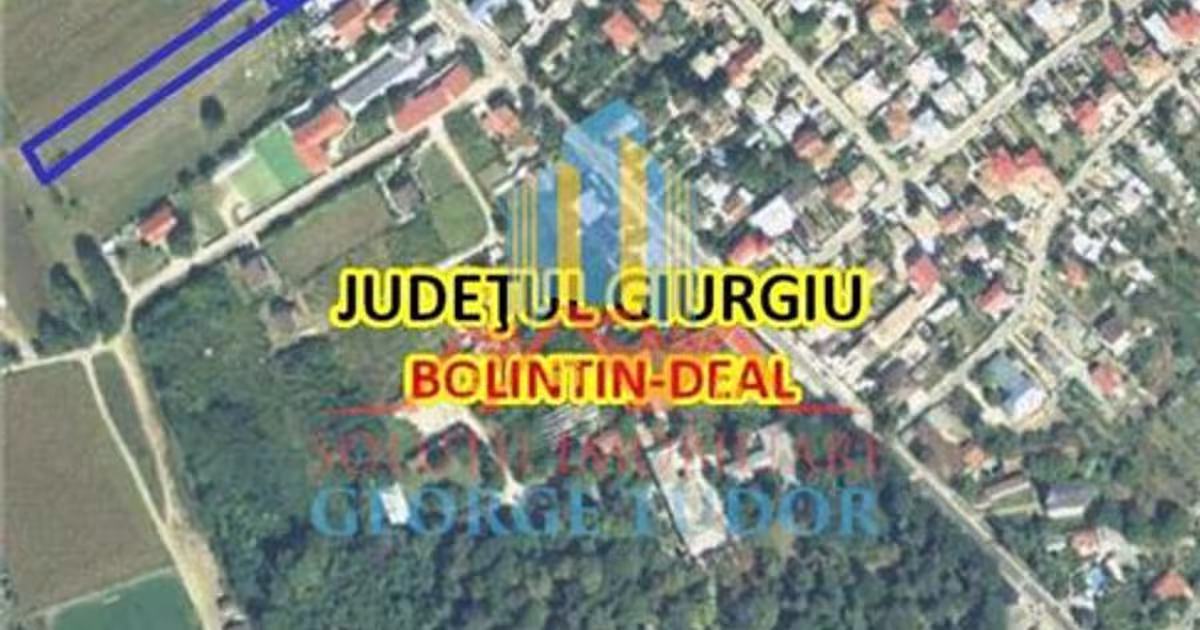 Teren Construcții intravilan de 2992 mp, în Bolintin-Deal