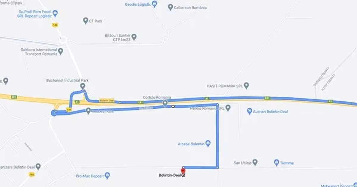 Teren Construcții intravilan de 7198 mp, în Bolintin-Deal