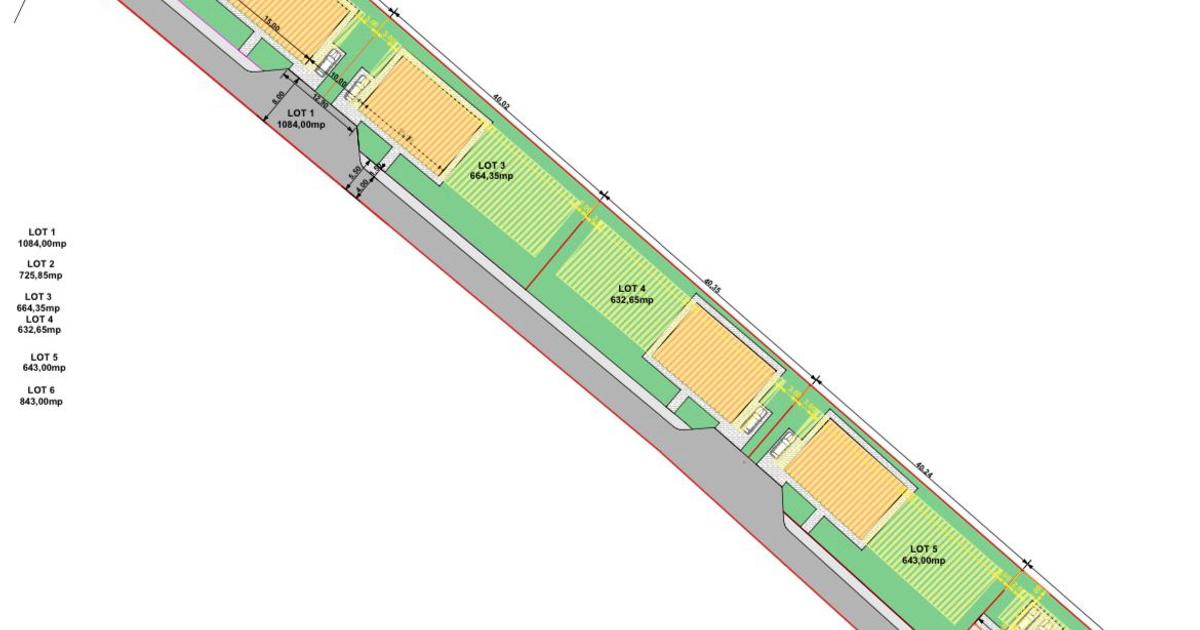 Teren Construcții intravilan de 840 mp, în zona Central, Botoșani