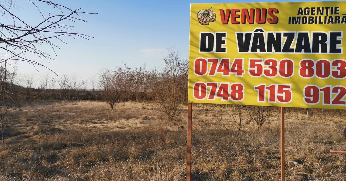 Teren Construcții intravilan de 1400 mp, în zona Periferie, Botoșani