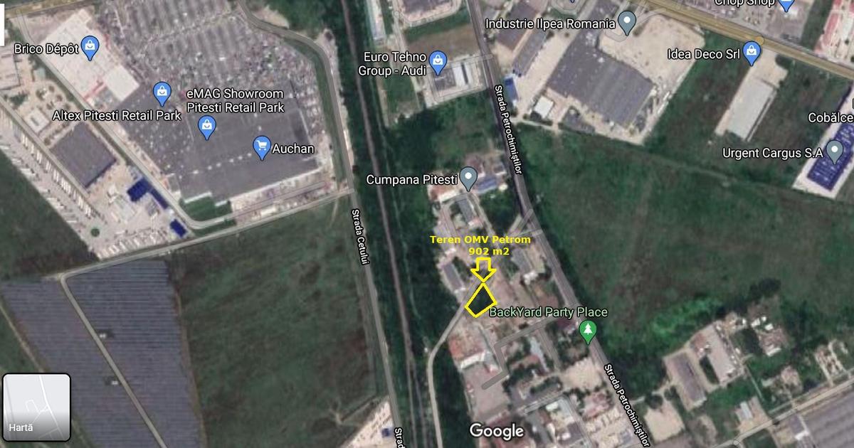 Teren Construcții intravilan de 902 mp, în Bradu