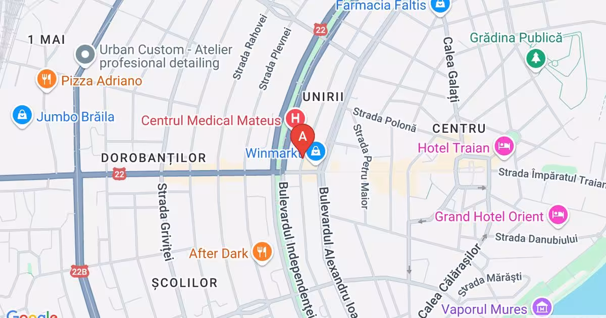 Teren Construcții intravilan de 374 mp, în zona Central, Brăila