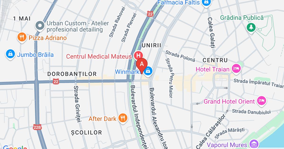 Teren Construcții intravilan de 374 mp, în zona Central, Brăila