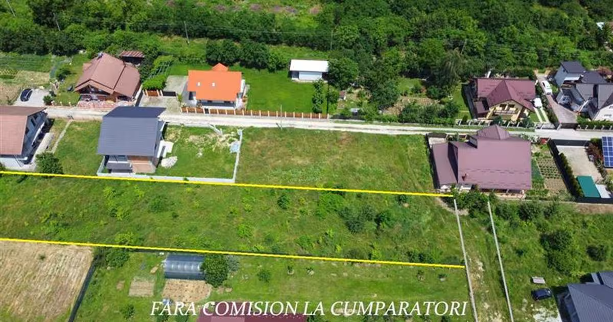 Teren Construcții intravilan de 2510 mp, în Bujoreni