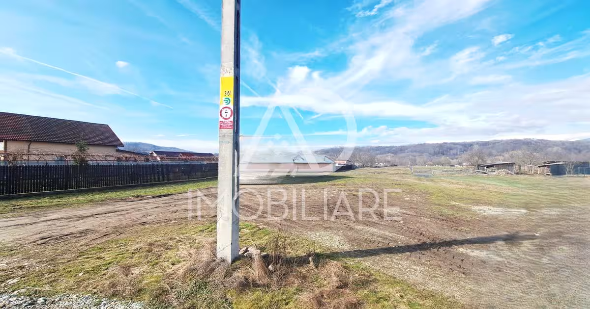 Teren Construcții intravilan de 3725 mp, în Bumbești-Pițic
