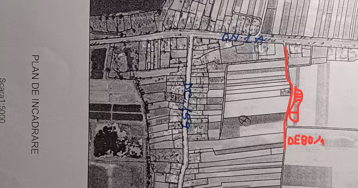 Teren Construcții intravilan de 2840 mp, în Butimanu