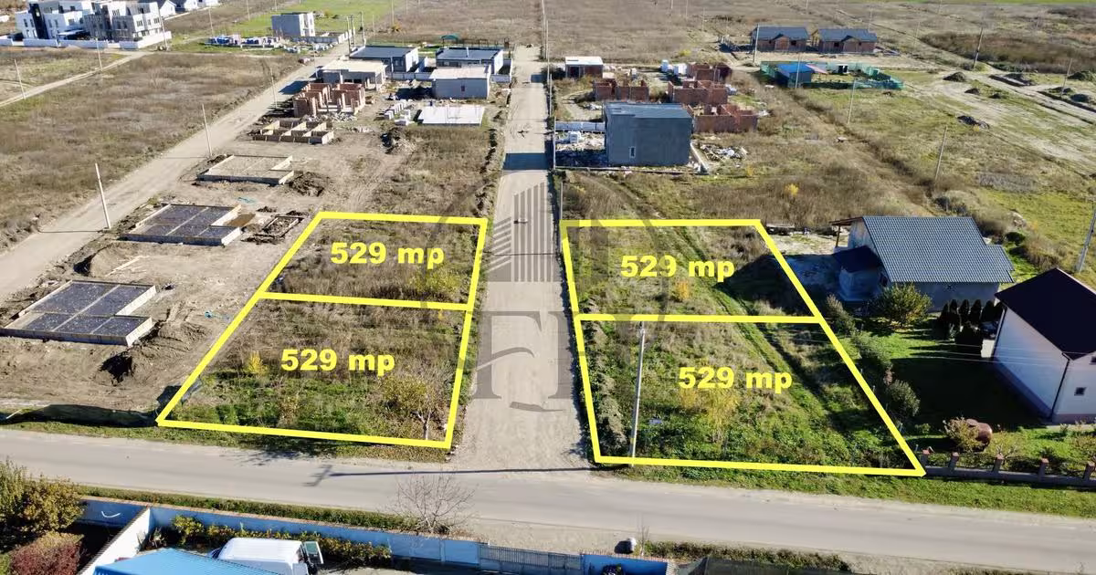 Teren Construcții intravilan de 529 mp, în Câmpineanca