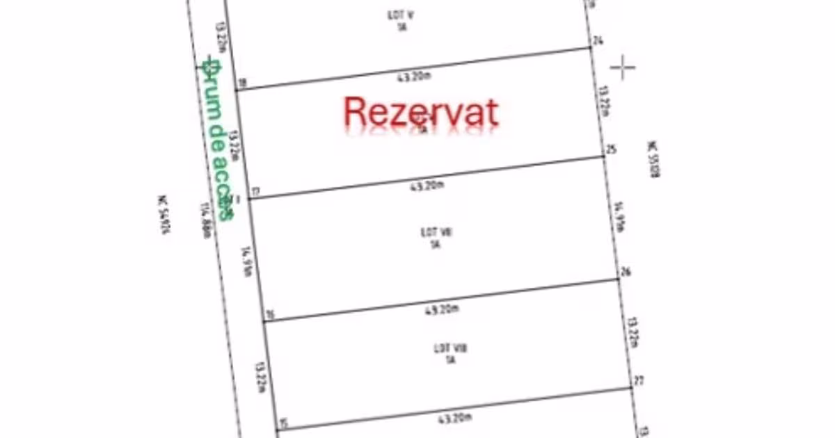 Teren Construcții intravilan de 5700 mp, în zona Central, Caracal