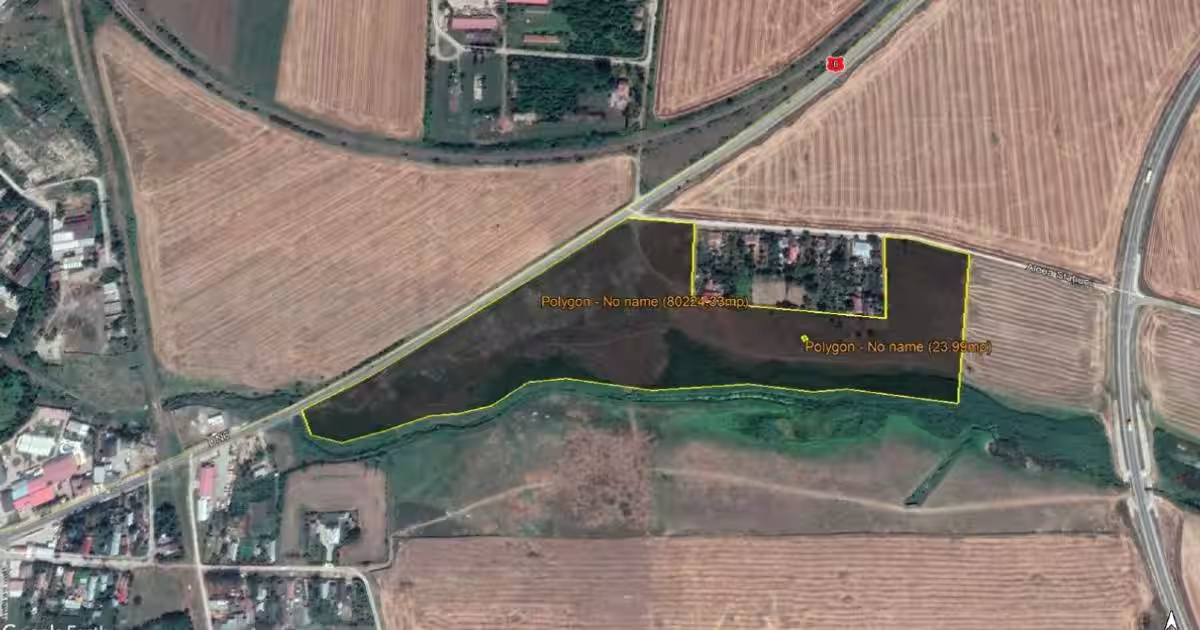 Teren Construcții intravilan de 80000 mp, în zona Central, Caracal