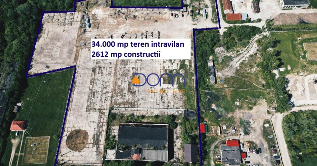 Teren Construcții intravilan de 34000 mp, în zona Exterior Vest, Caransebeș