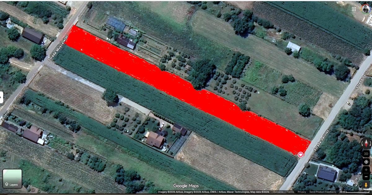 Teren Construcții intravilan de 4000 mp, în Cazasu