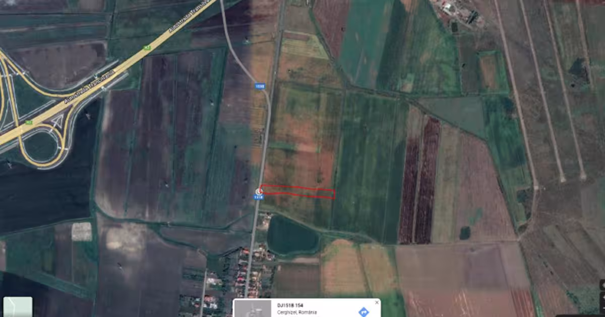 Teren Construcții intravilan de 2455 mp, în Cerghizel