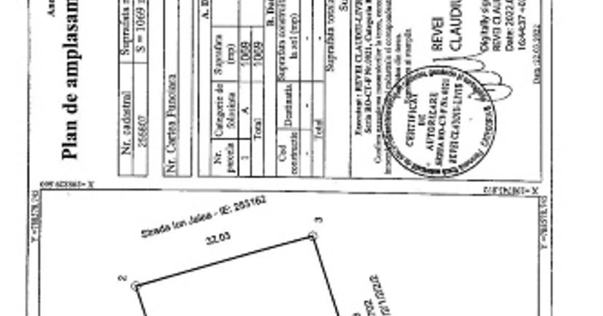 Teren Construcții intravilan de 1069 mp, în zona Km 5, Constanța