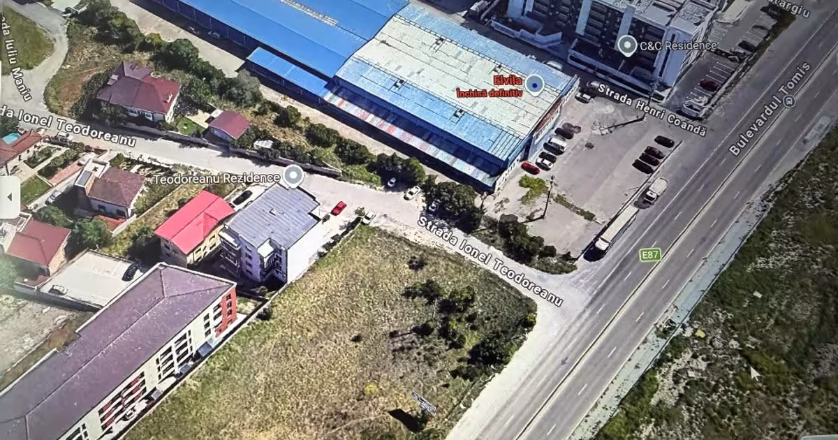 Teren Construcții intravilan de 9341 mp, în zona Tomis Plus, Constanța