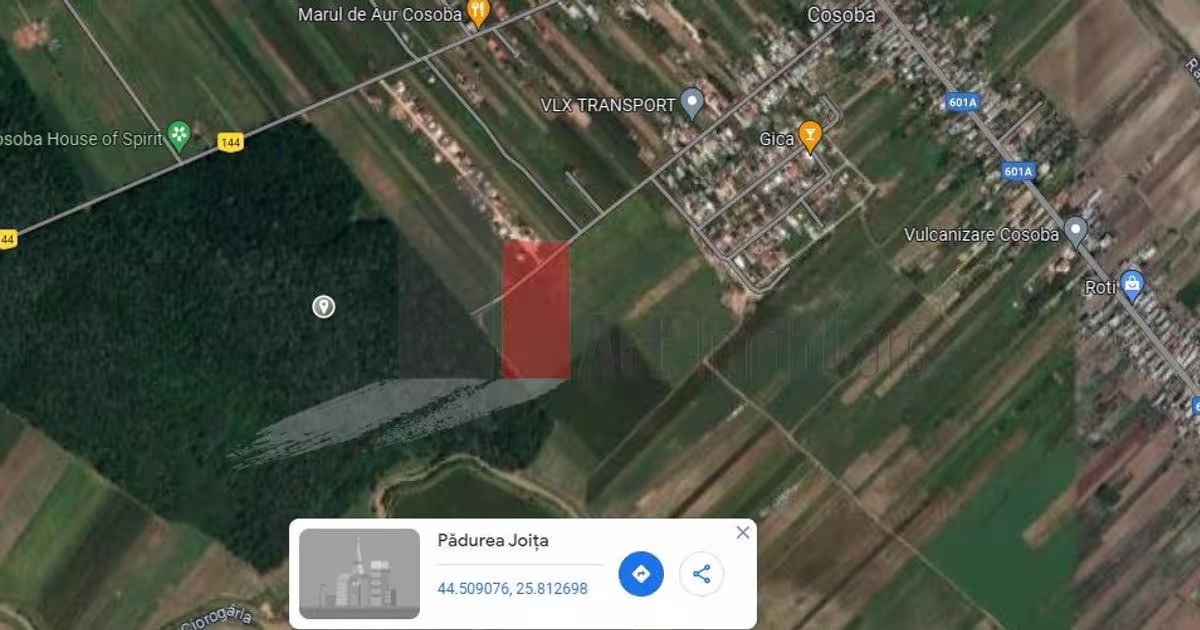 Teren Construcții intravilan de 6100 mp, în Cosoba