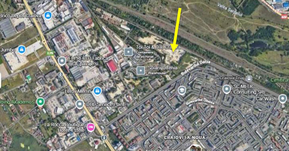 Teren Construcții intravilan de 62775 mp, în zona Craiovița Nouă, Craiova