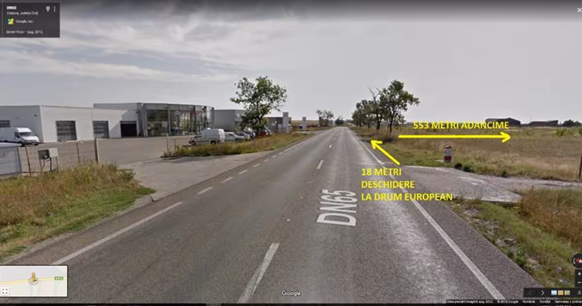 Teren Construcții extravilan de 9556 mp, în zona Exterior Est, Craiova