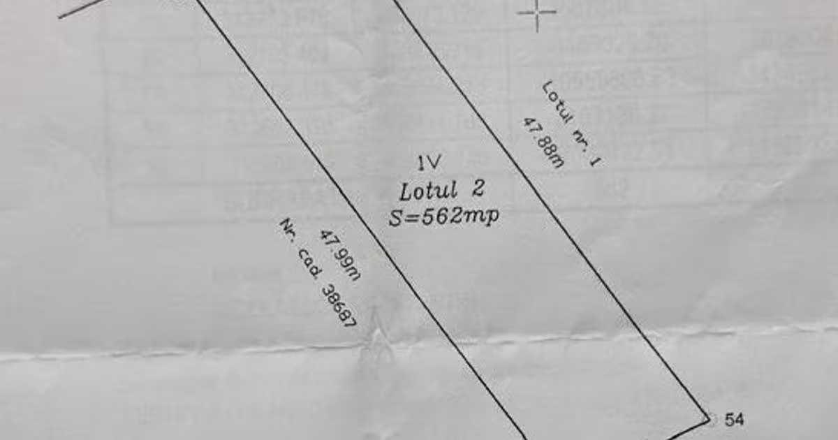 Teren Construcții intravilan de 562 mp, în zona Plaiul Vulcanești, Craiova