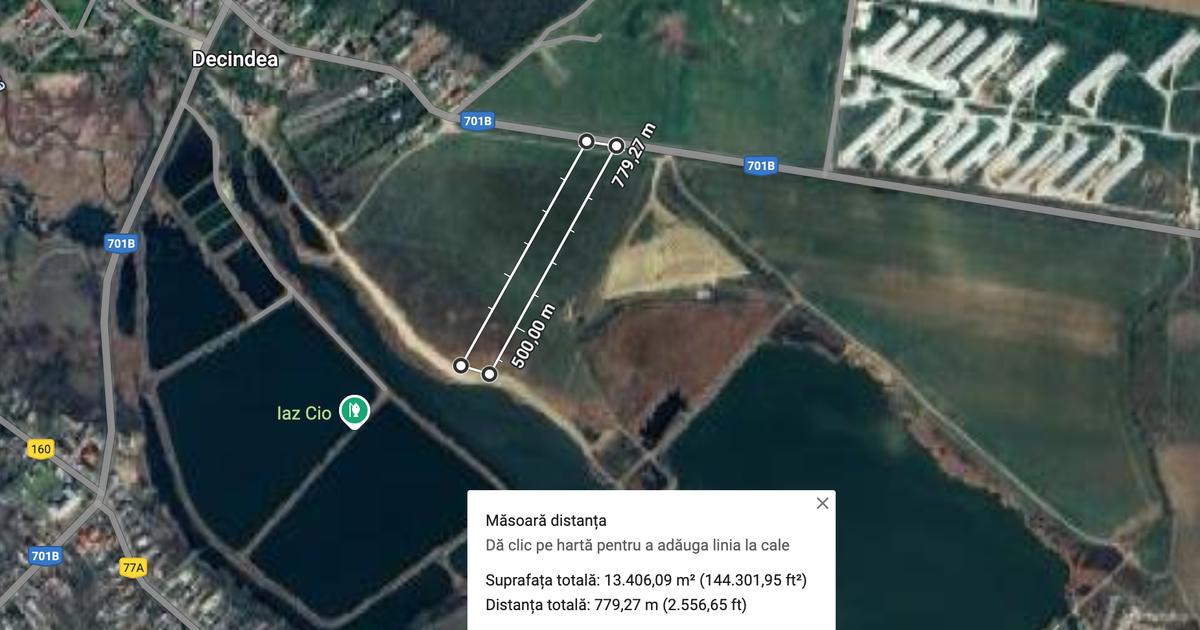 Teren Construcții intravilan de 13400 mp, în Crevedia