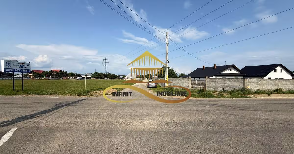 Teren Construcții intravilan de 500 mp, în Crihan