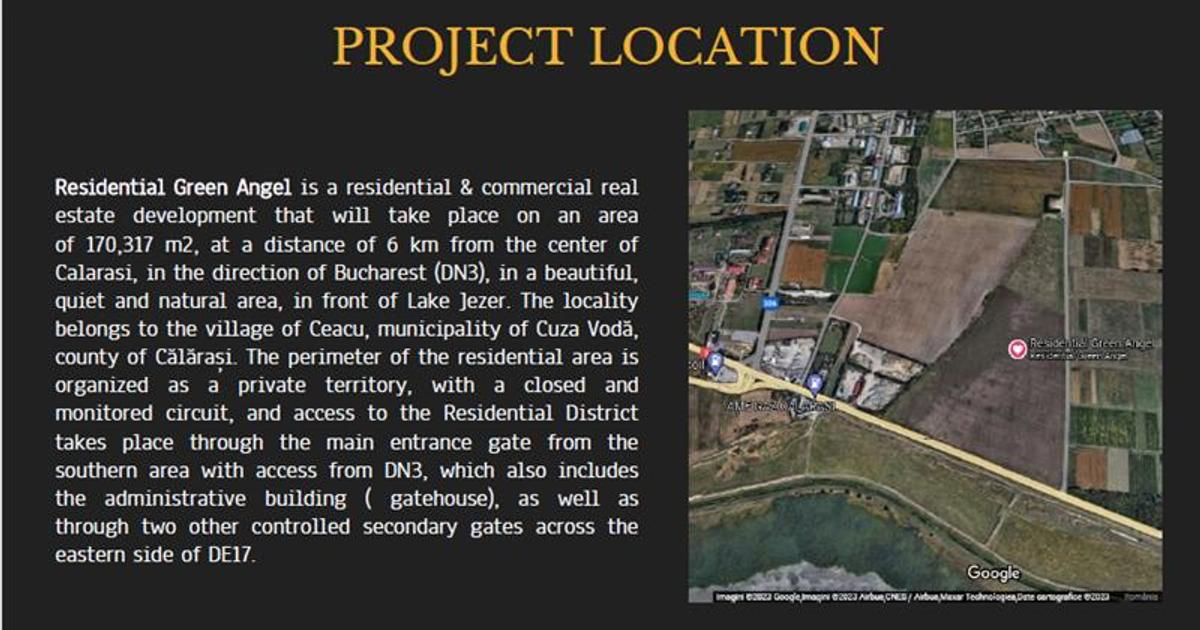 Teren Construcții intravilan de 125000 mp, în Cuza Vodă