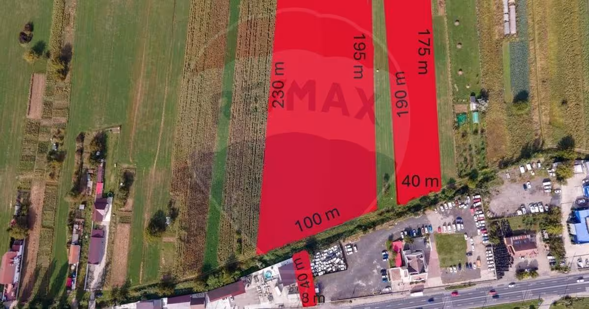 Teren Construcții intravilan de 30016 mp, în zona Sântuhalm, Deva