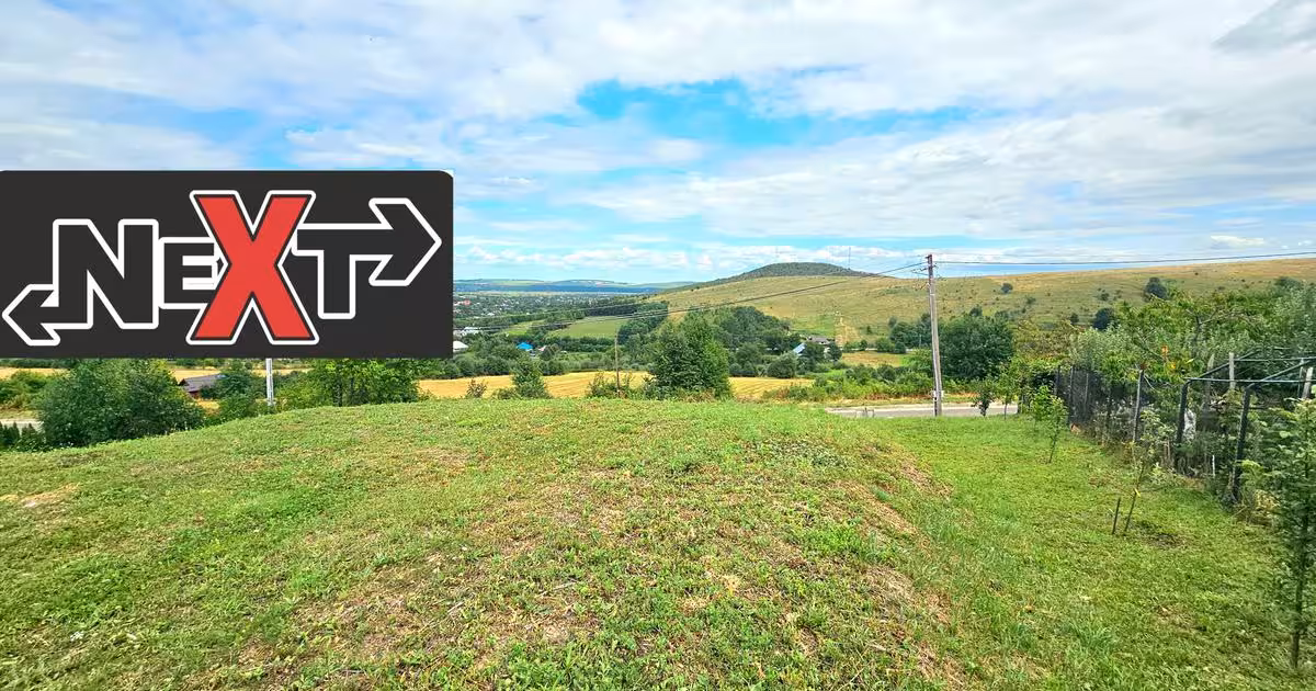 Teren Construcții intravilan de 1380 mp, în Dobreni